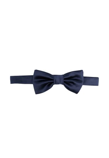 Brunello Cucinelli Kids satin bow tie - Blau