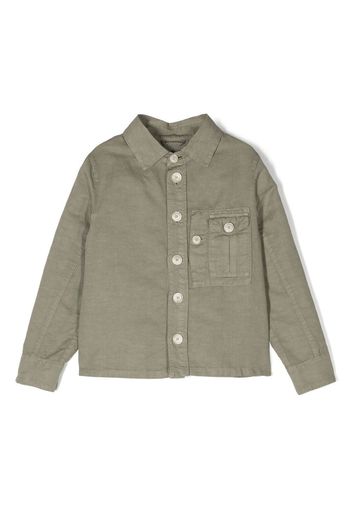 Brunello Cucinelli Kids longsleeved shirt - Grün