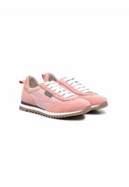 Brunello Cucinelli Kids Verzierte Sneakers - Rosa