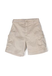 Brunello Cucinelli Kids cargo-pocket bermuda shorts - Nude