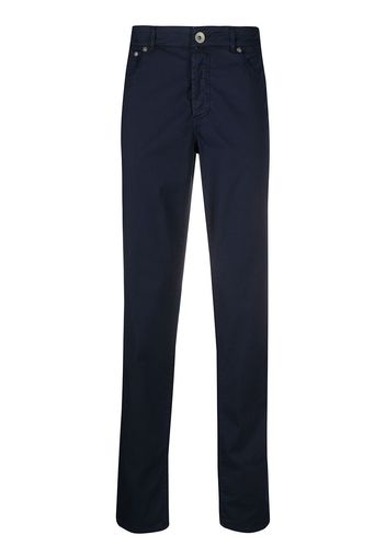 Brunello Cucinelli Chino mit geradem Bein - Blau