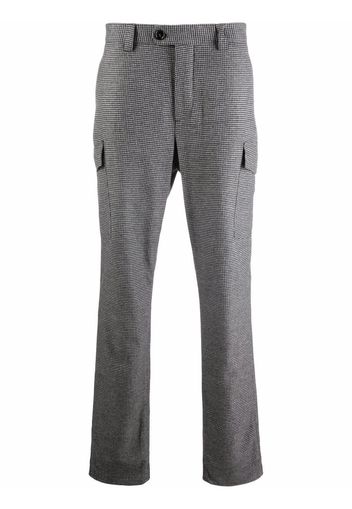 Brunello Cucinelli Hose mit Hahnentrittmuster - Grau