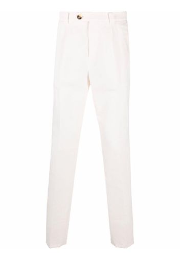 Brunello Cucinelli mid-rise chino trousers - Weiß