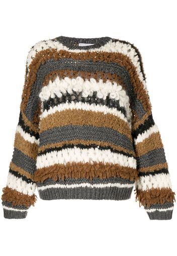 Brunello Cucinelli chunky-knit cashmere jumper - Braun