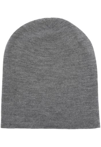 Brunello Cucinelli soft fine-knit beanie - Grau