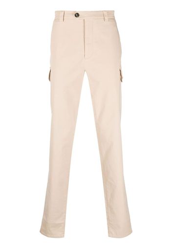 Brunello Cucinelli cargo-pockets regular-fit trousers - Nude