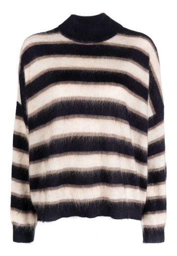 Brunello Cucinelli Fein gestrickter Pullover - Blau