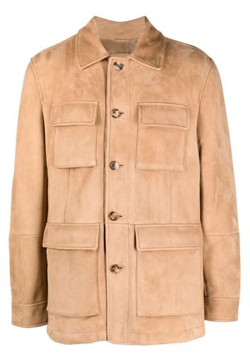 Brunello Cucinelli Jacke aus Wildleder - Nude