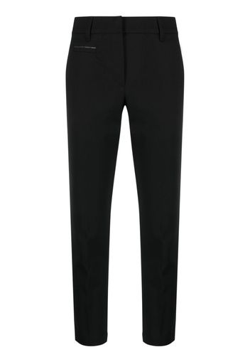 Brunello Cucinelli tailored cropped trousers - Schwarz