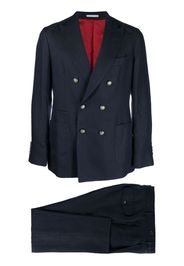 Brunello Cucinelli double breasted suit - Blau