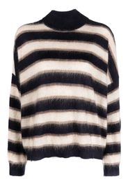 Brunello Cucinelli Fein gestrickter Pullover - Blau