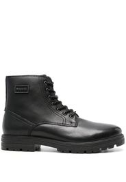 Bugatti Zaru leather ankle boots - Schwarz