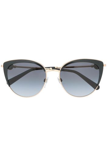 Bvlgari Sonnenbrille mit Cat-Eye-Gestell - Schwarz