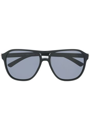 Bvlgari Eckige Sonnenbrille - Braun