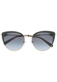 Bvlgari Sonnenbrille mit Cat-Eye-Gestell - Schwarz