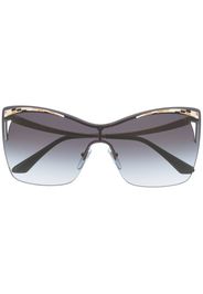 Bvlgari Rechteckige Sonnenbrille - Blau