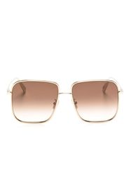 Bvlgari square-frame sunglasses - Gold