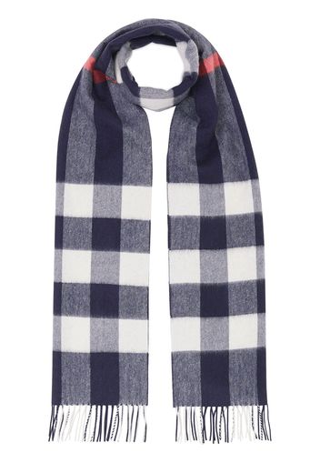 Burberry Karierter Kaschmirschal - Blau