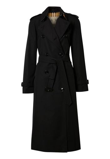 Burberry Gabardine-Trenchcoat - Schwarz