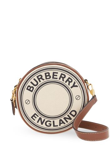 Burberry Runde Handtasche aus Leder - Nude