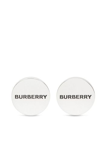 Burberry Manschettenknöpfe mit Logo-Gravur - Silber