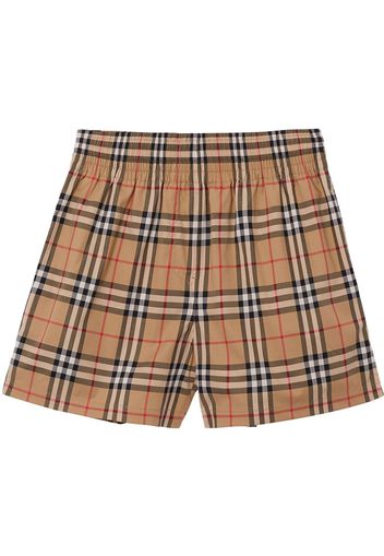 Burberry Shorts mit Vintage-Check - Nude