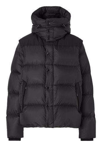 Burberry hooded padded jacket - Schwarz