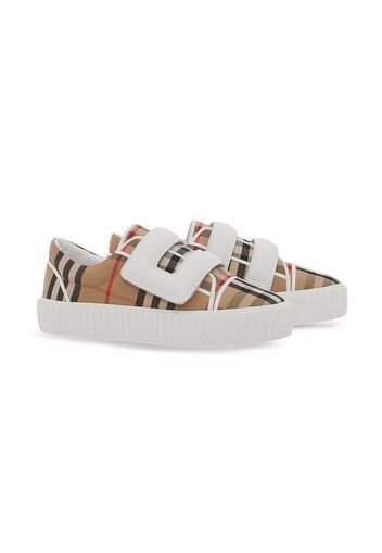 Burberry Kids Vintage Check sneakers - Nude