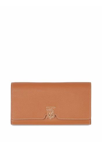 Burberry Monogram-motif continental wallet - Braun