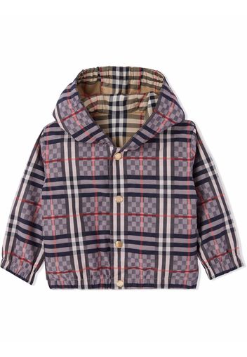 Burberry Kids reversible Vintage Check jacquard jacket - Rosa