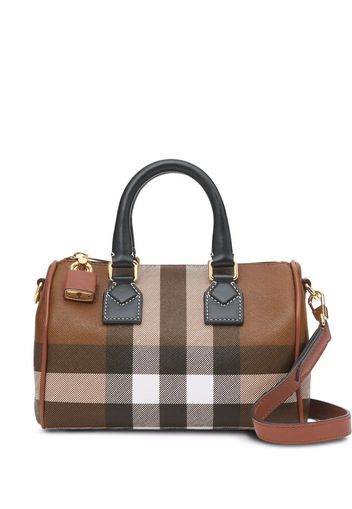 Burberry Mini House Check Bowlingtasche - Braun