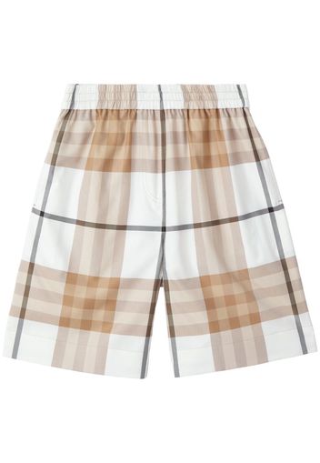 Burberry Signature Check-print shorts - Nude