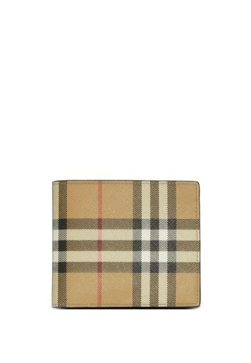 Burberry Vintage Check-print wallet - Nude