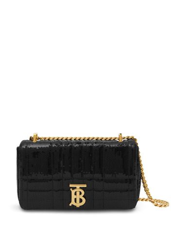 Burberry sequinned quilted small Lola bag - Schwarz