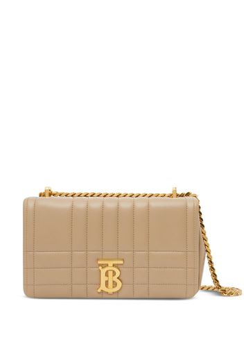 Burberry Lola quilted leather bag - Nude