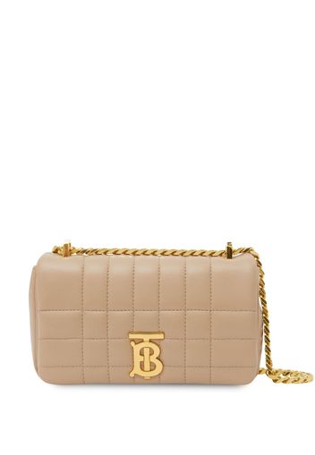 Burberry Lola leather quilted mini bag - Nude