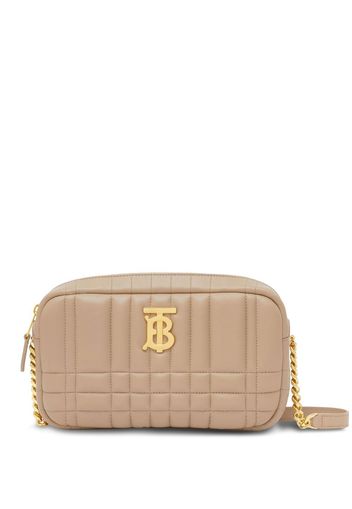 Burberry small Lola quilted camera bag - Nude