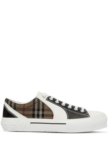 Burberry Sneakers mit Vintage-Check - BLACK/WHITE