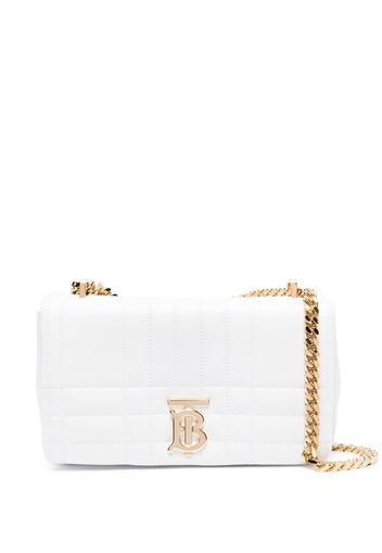 Burberry Lola quilted-leather crossbody bag - Weiß