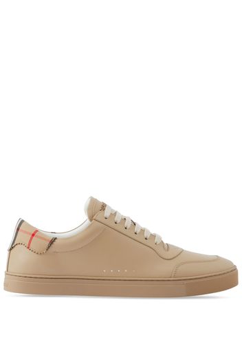 Burberry Vintage-check heel-counter sneakers - Braun