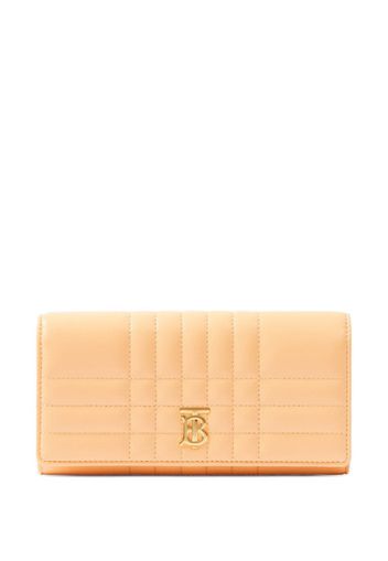 Burberry Lola Continental logo-plaque wallet - Orange