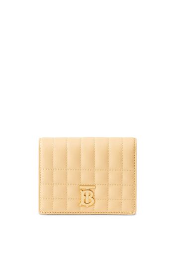 Burberry Lola quilted leather wallet - Nude