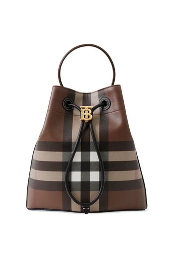 Burberry Small TB Bucket Bag - Braun