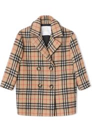 Burberry Kids Cabanjacke mit Vintage-Check - Nude