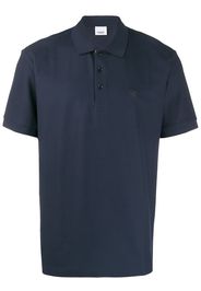 Burberry Poloshirt mit Monogramm - Blau