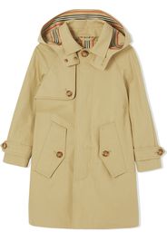 Burberry Kids Mantel mit Kapuze - Nude