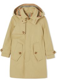 Burberry Kids Trenchcoat aus Gabardine - Nude