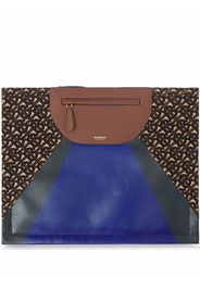 Burberry Monogram Olympia Clutch - Blau