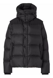 Burberry hooded padded jacket - Schwarz