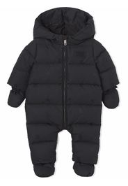 Burberry Kids Thomas Bear monogram puffer suit - Schwarz